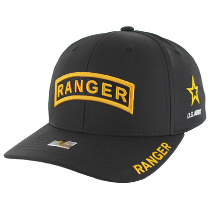 U.S. ARMY CAP, RANGER - BLACK - 12 PCS