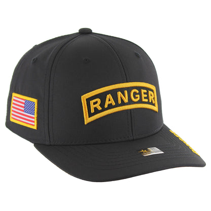 U.S. ARMY CAP, RANGER - BLACK - 12 PCS