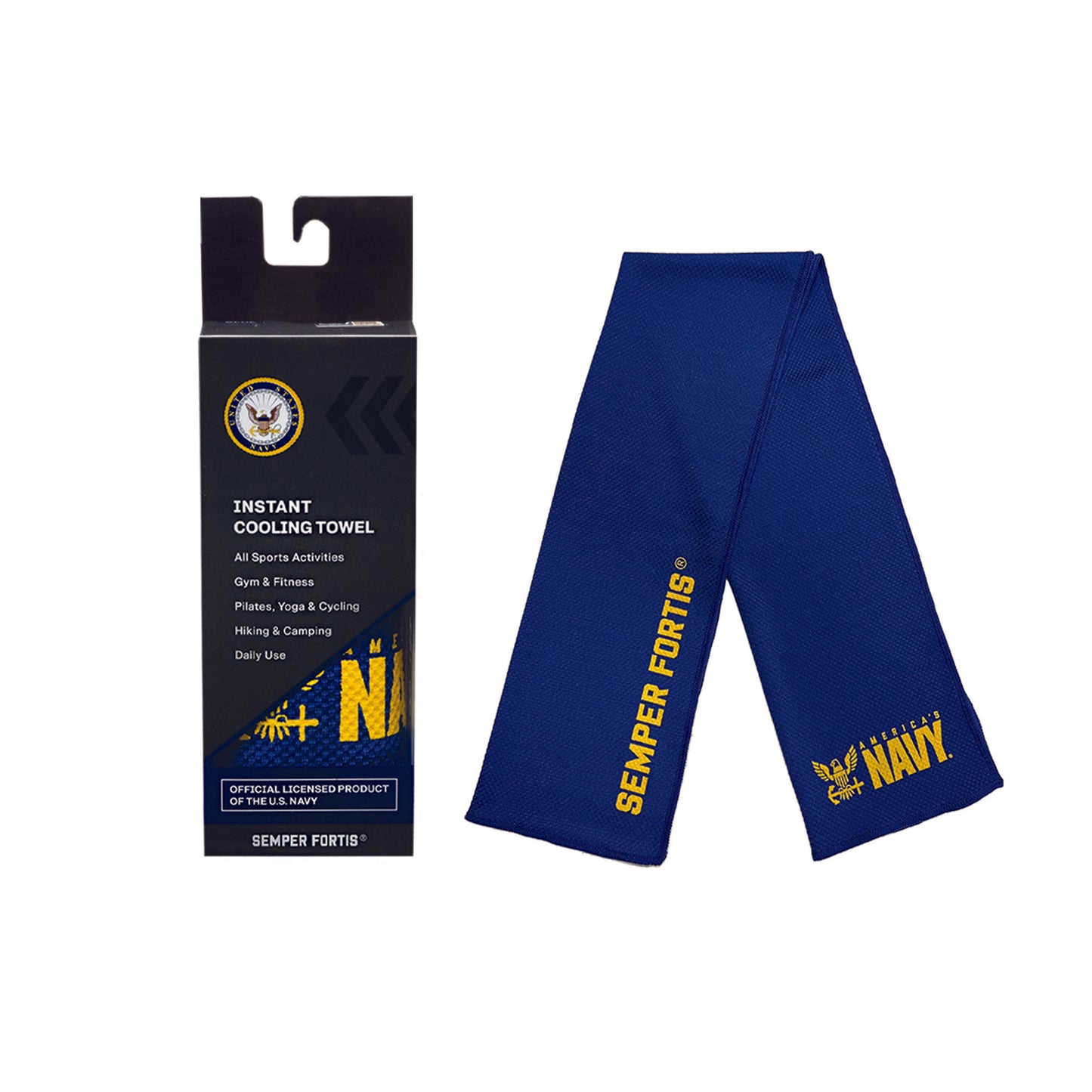 U.S. NAVY Sports Cooling Towel - 12 PCS